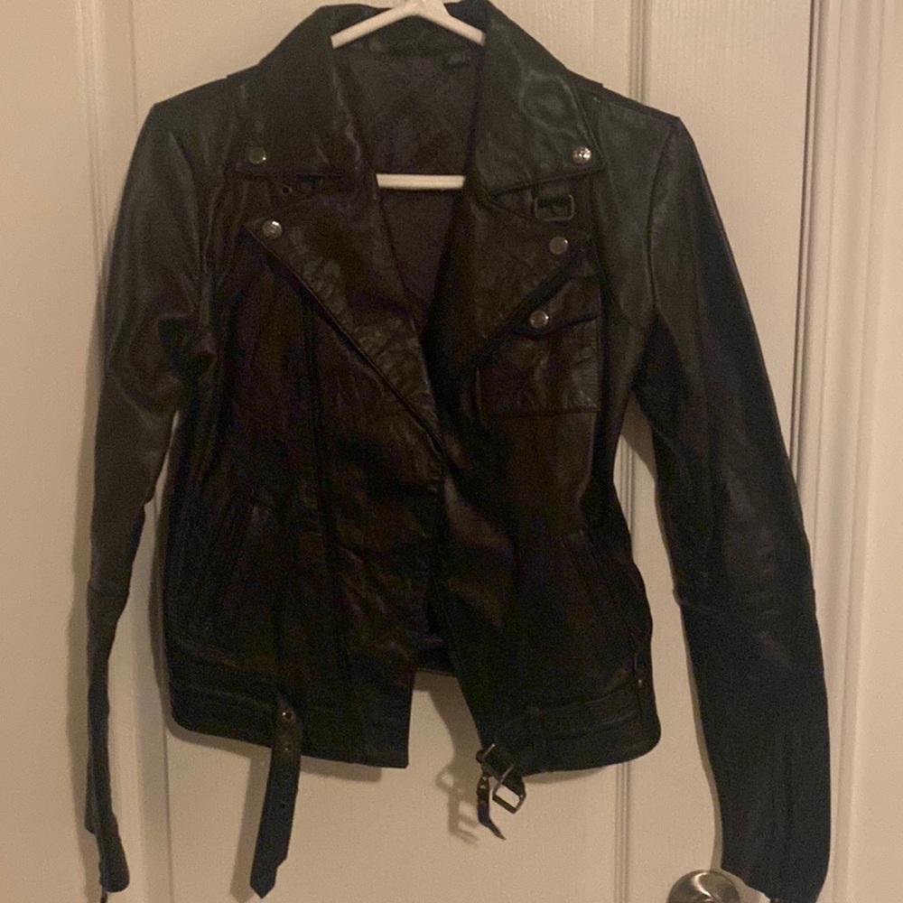 Womens leather jacket